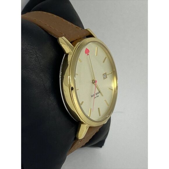 Kate Spade New York Gramercy 0009 Women's Brown Leather Analog Quartz Watch VK87 - Picture 5 of 12